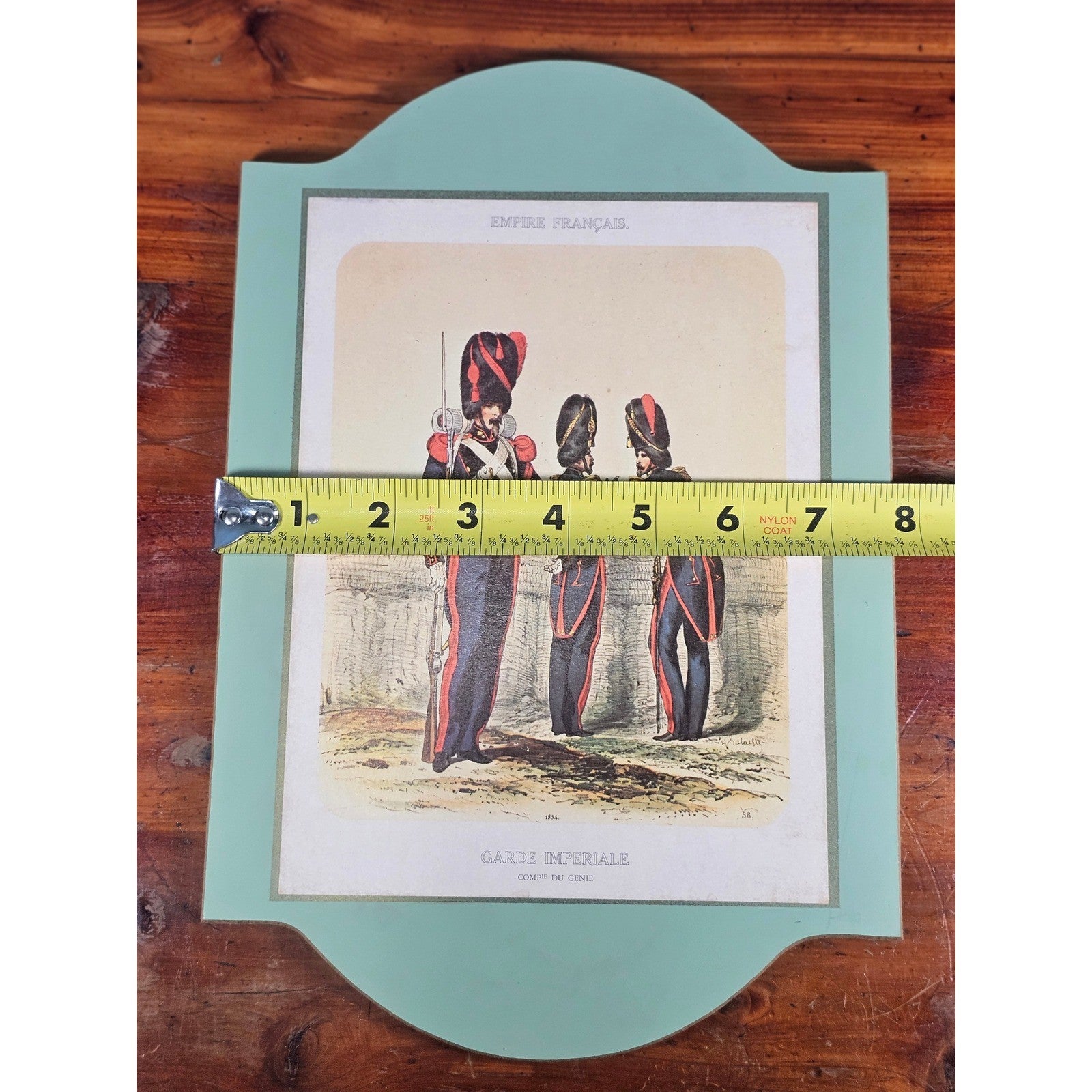 Vintage French Imperial Guard Wall Plaque Garde Imperiale 11.5 x 8