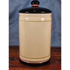 Vintage OGGI Chardonnay Wine Ceramic Canister With Lid 10 In
