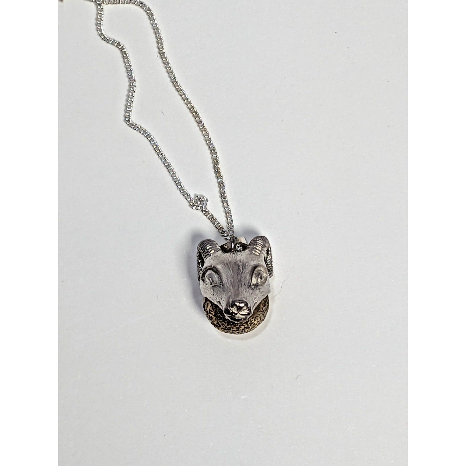 925 Sterling Silver Capricorn Zodiac Harmony Necklace Pendant