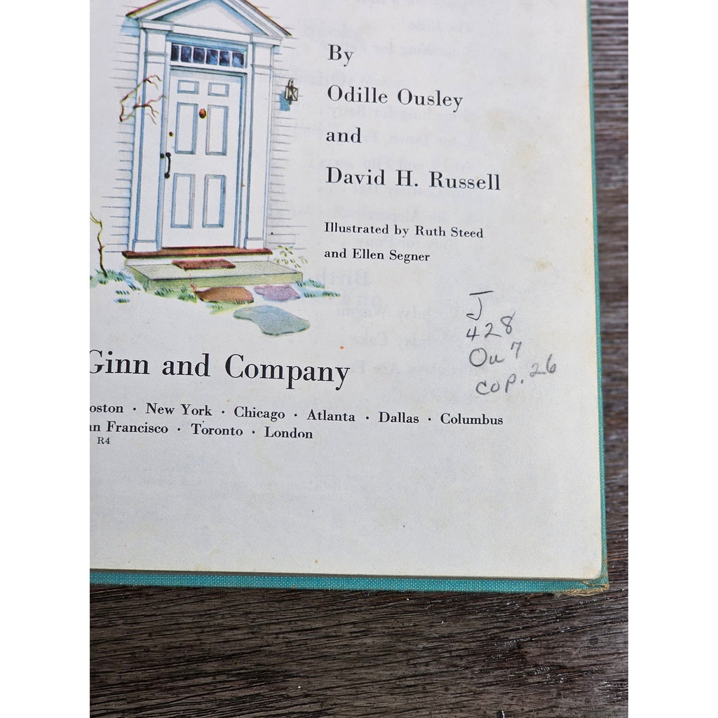 The Little White House Vintage Ginn Basic Reader Hardcover Book