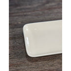 Old Pottery Company Rectangular Dish 7x5 Cream Stoneware Tray