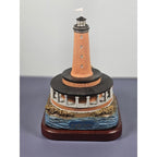 Lefton Franks Island Lighthouse Lost Lights w/ Tin COA