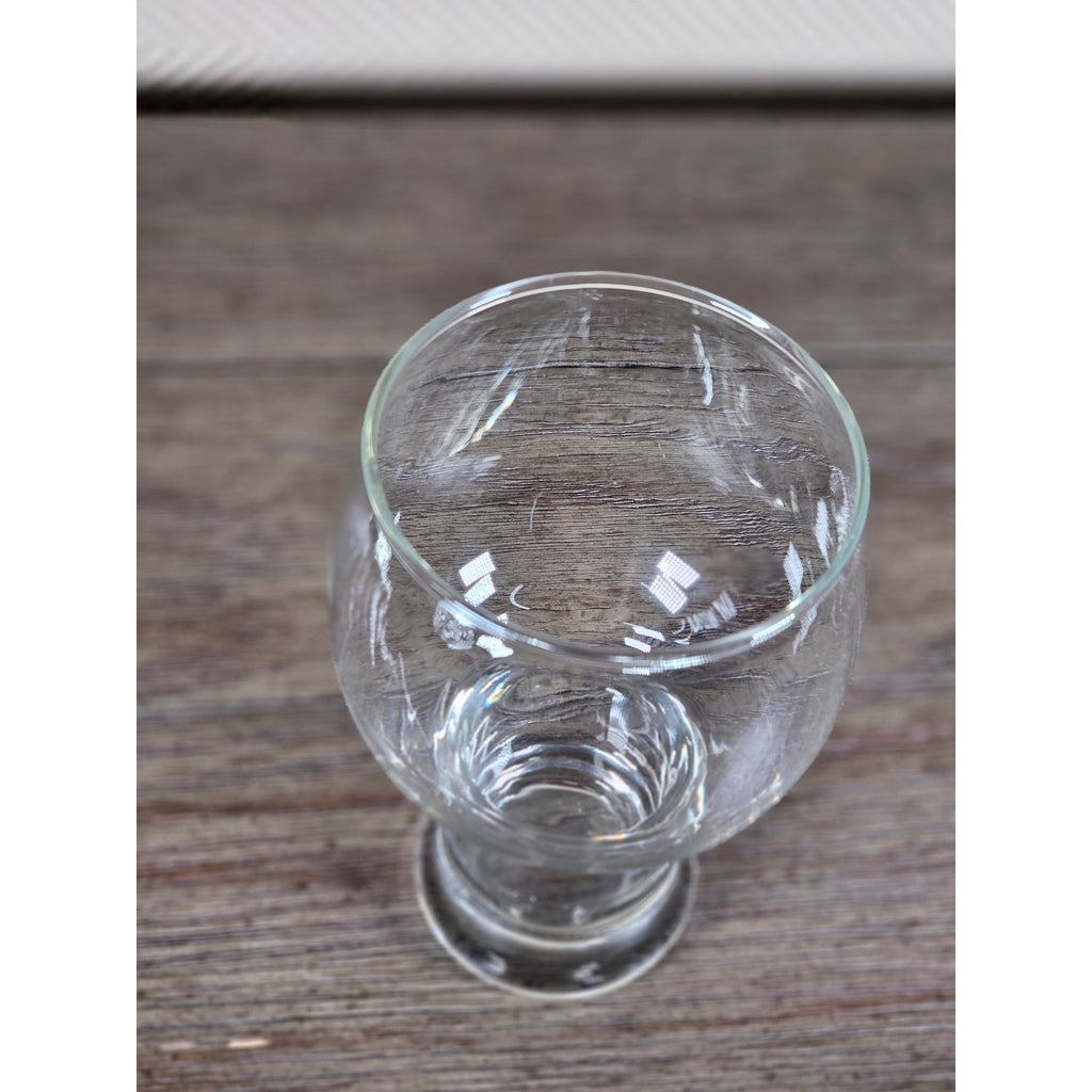 Vintage Fostoria Clear Glass Goblet Footed Stemware 5.5" Tall