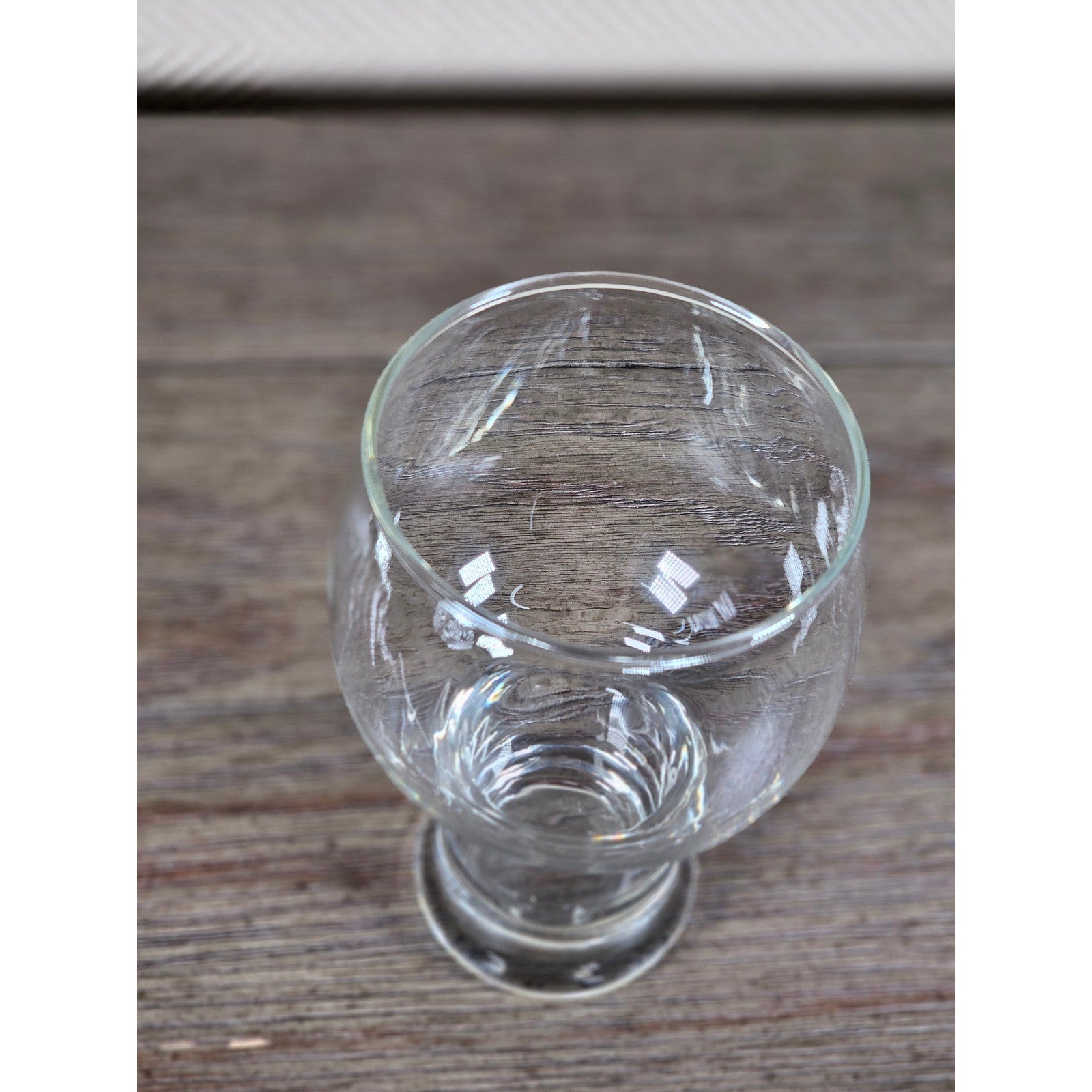 Vintage Fostoria Clear Glass Goblet Footed Stemware 5.5" Tall