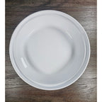 Vintage Chantal White Ceramic Pie Plate 11 Inch Fluted Rim Oven Safe