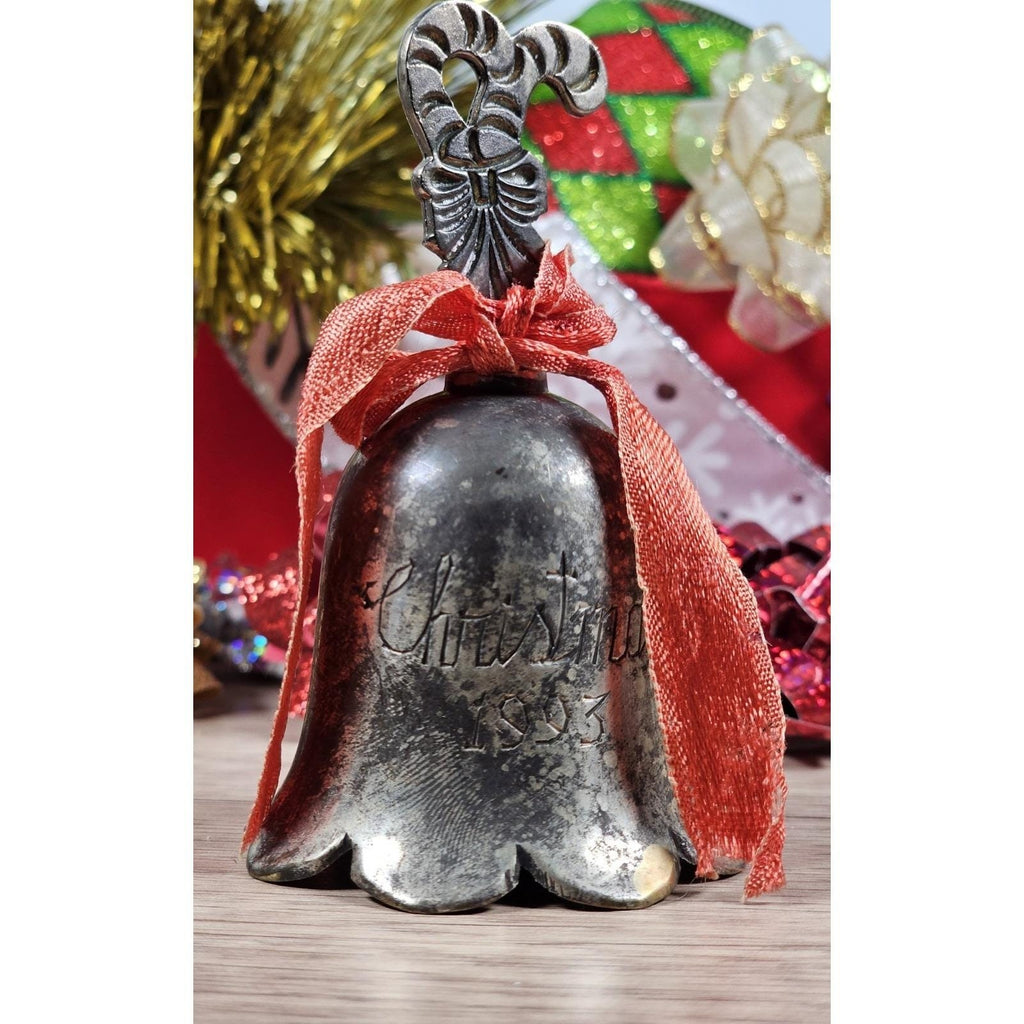 Vintage 1993 Christmas Bell International Silver Plated Holiday