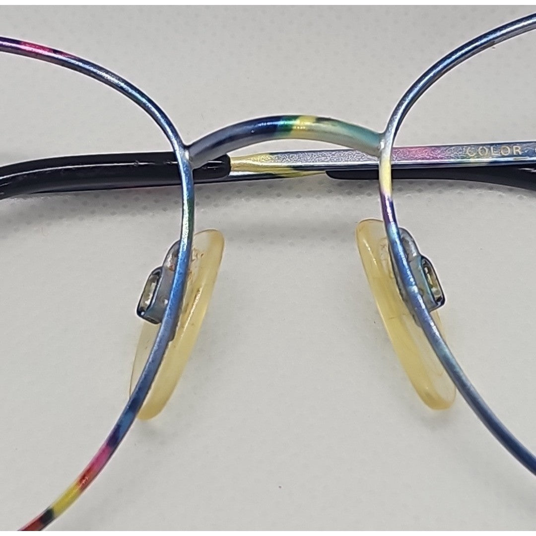 Charmant 4223 Designer Eyeglass Frames Only Teal Speckled 56-18-140