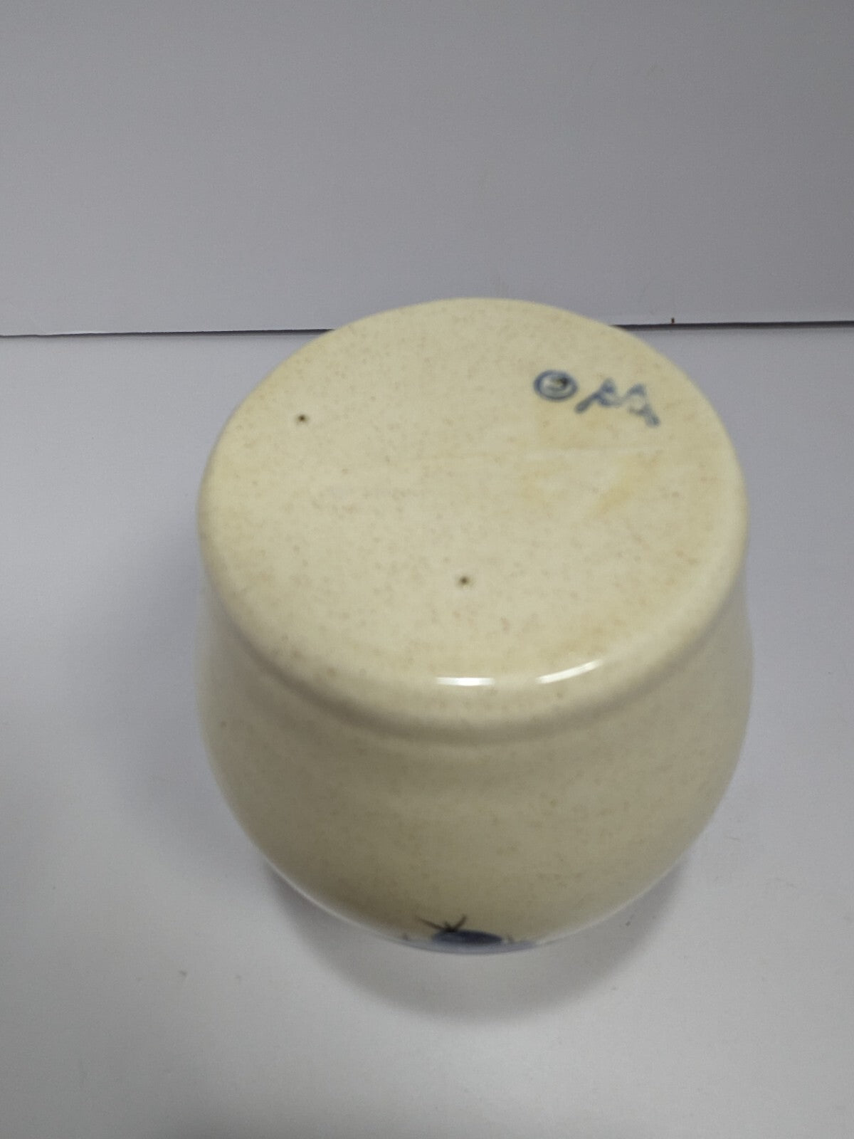 Stoneware Vase With Blueberries