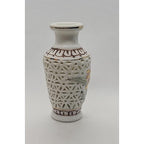 Vintage Porcelain Miniature Vase Lily Flower 2.5 Inch