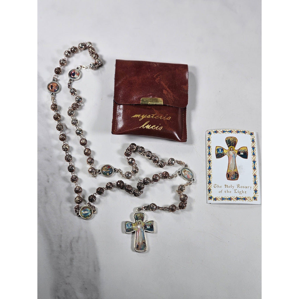 Vintage Mysteria Lucis Rosary Holy Rosary of the Light with Case
