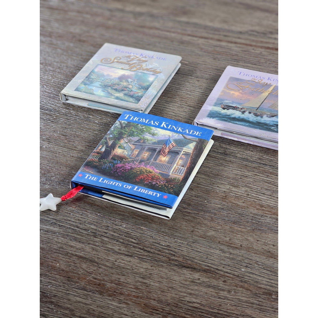 Thomas Kinkade Mini Gift Book Set of 3 Small Hardcover Keepsakes