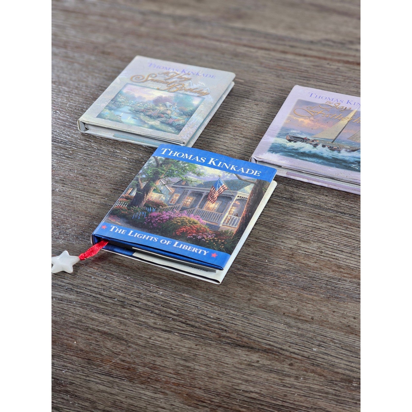 Thomas Kinkade Mini Gift Book Set of 3 Small Hardcover Keepsakes