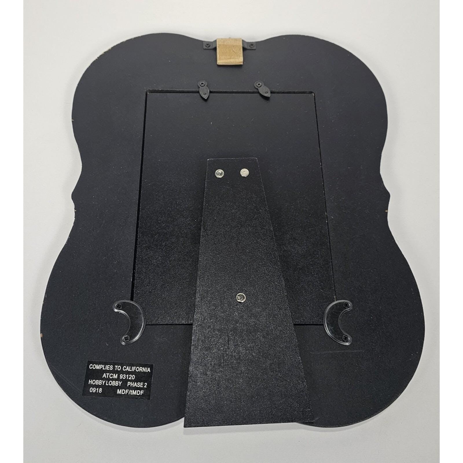 Mr and Mrs Picture Frame Black Distressed Wood 5x7 Farmhouse