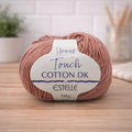 Mercerized Cotton Yarn Dusty Rose 50g Knitting Crochet