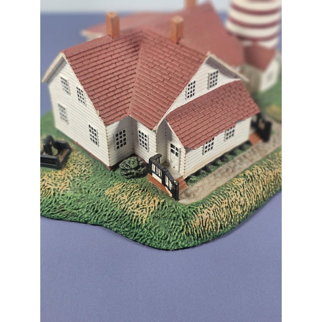 Danbury Mint West Quoddy Head Lighthouse 1994 COA Maine