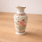 Vintage Porcelain Miniature Vase Lily Flower 2.5 Inch