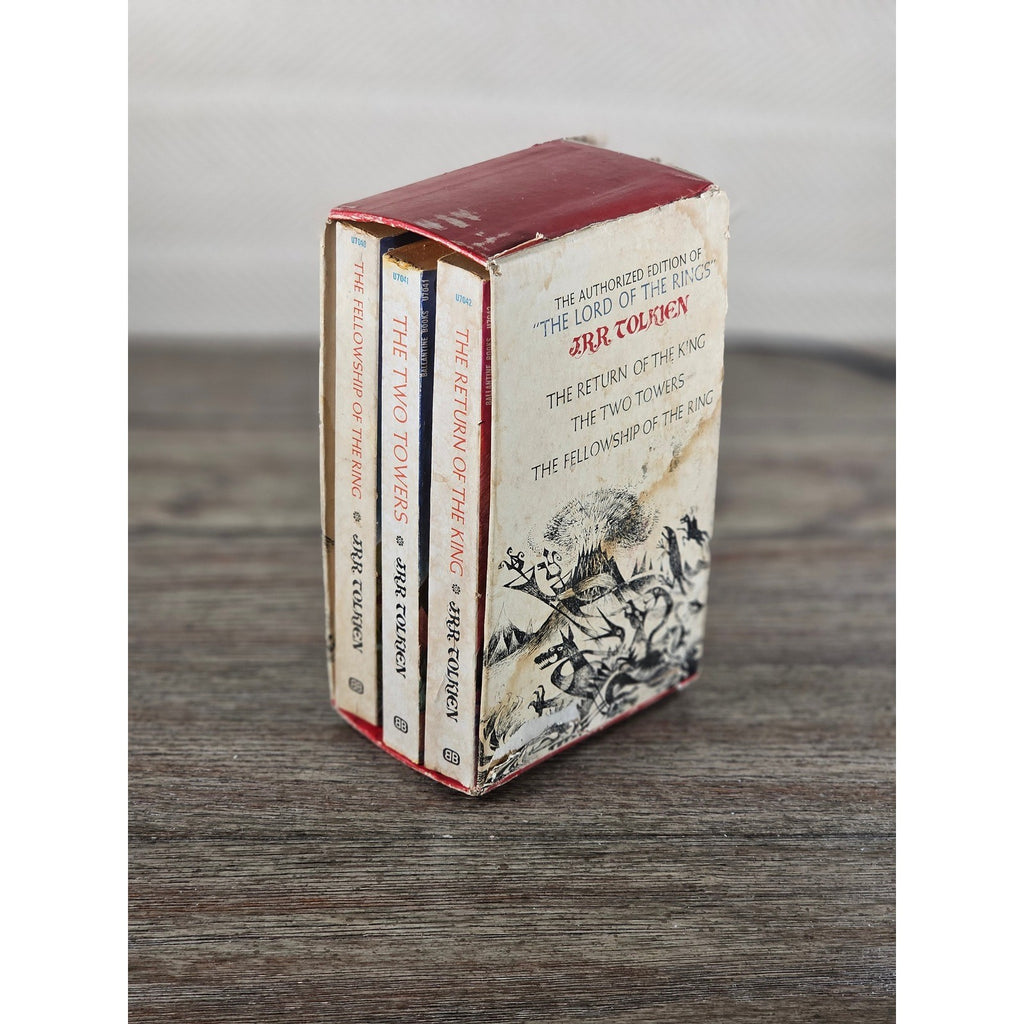 1965 Lord of the Rings Boxed Set Ballantine Paperback Trilogy