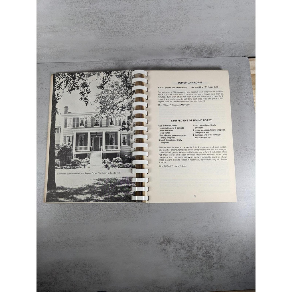 1985 Azalea Coast Cookbook Wilmington NC Spiral Community Book