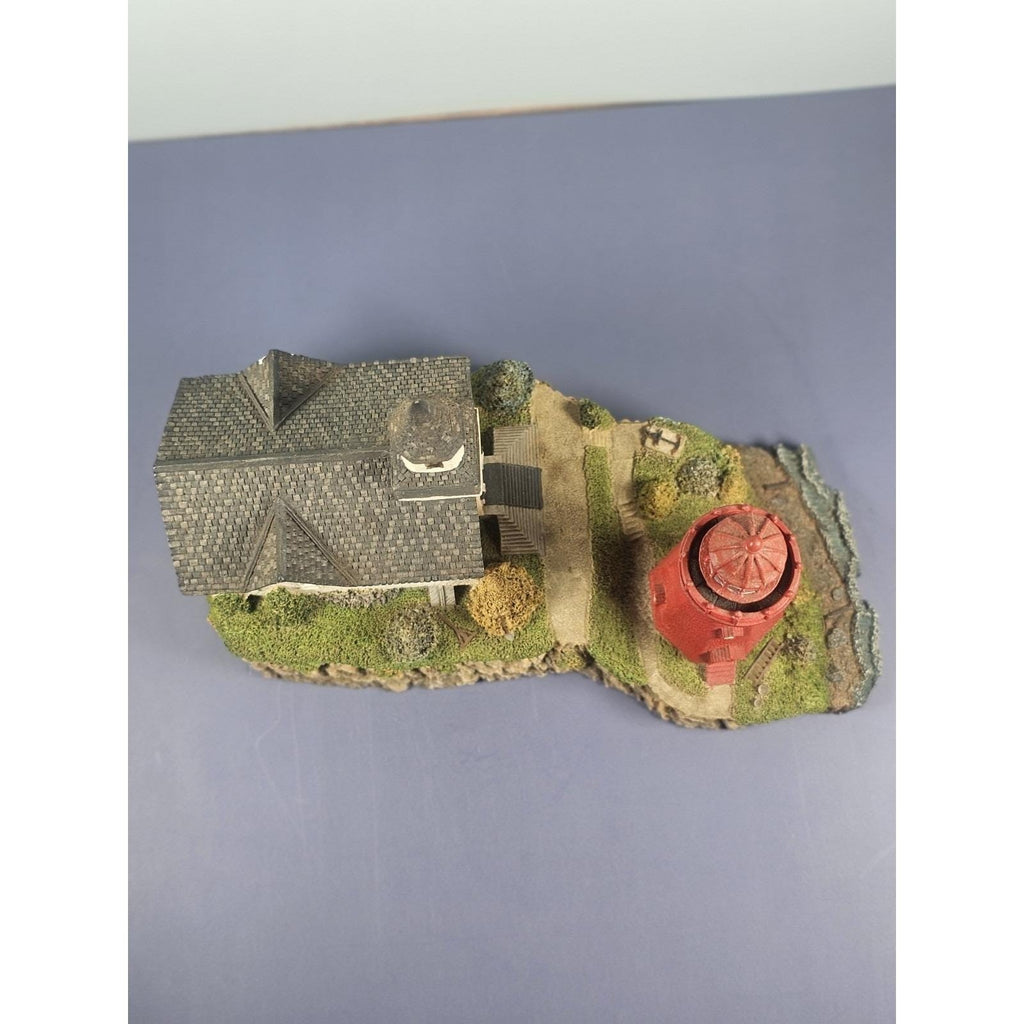 Danbury Mint La Martre Lighthouse Figurine COA Quebec