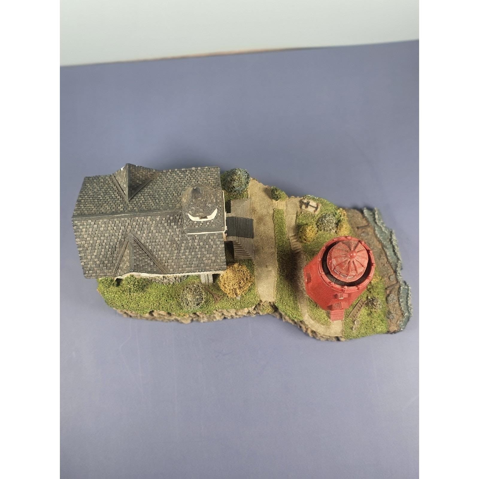 Danbury Mint La Martre Lighthouse Figurine COA Quebec