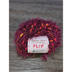 Moda Dea Flip Yarn Claret 9366 Novelty Eyelash Yarn 50g 55 Yards