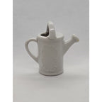 Miniature Vintage Porcelain Watering Can Figurine Roses Gold Trim Japan 2″