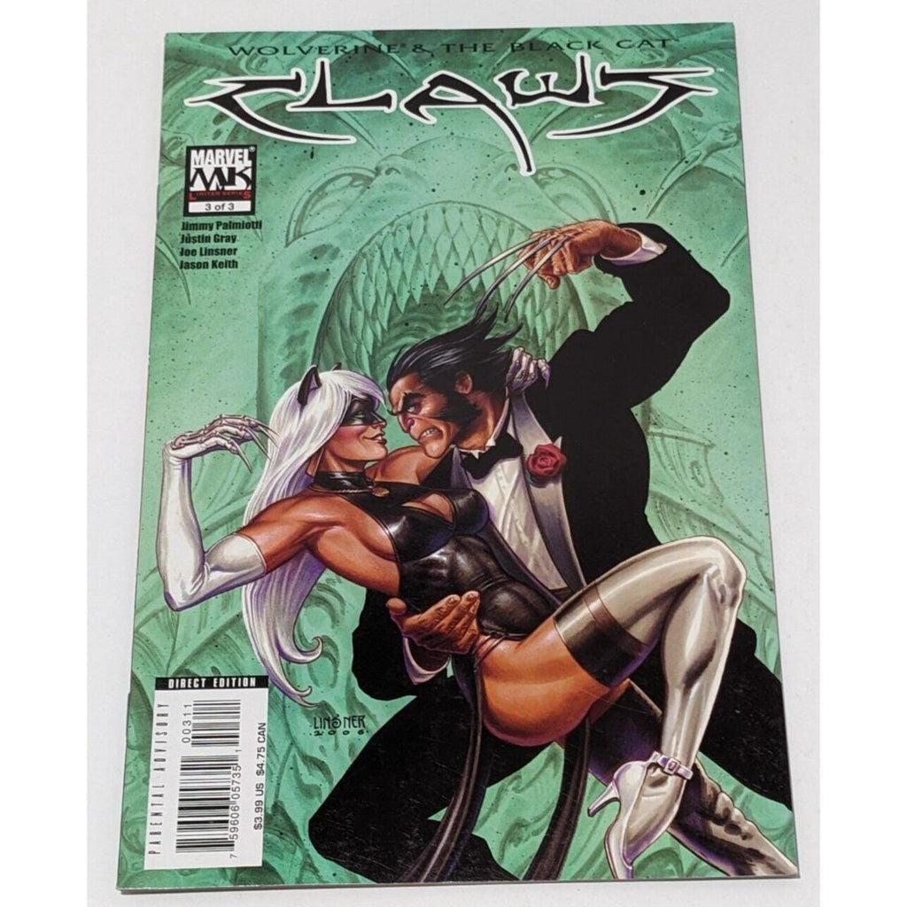 Marvel Claws Comic Set #1 #2 #3 Wolverine Black Cat Lot
