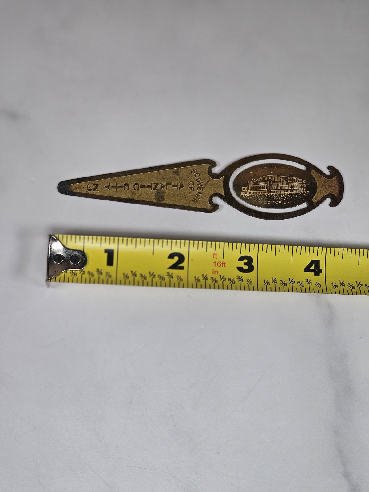 Vintage Atlantic City Souvenir Combination Bookmark & Letter Opener