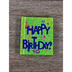 Happy Birthday Mini Gift Book 2002 Armand Eisen 3.5" Square