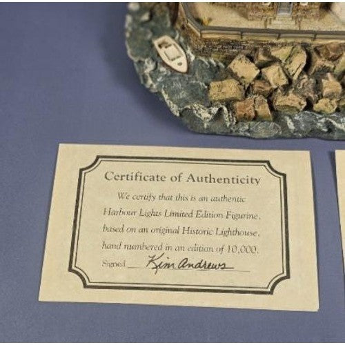 Harbour Lights Execution Rock Lighthouse 1998 w/ COA