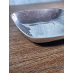 Vintage Towle Pintel Aluminum Serving Dish Square 9.5 Inch Made in India