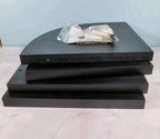 Kiera Grace Priva Set of 2 Black Corner Shelves 7 3/4" Tall by AZ Home & Gifts