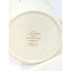 Vintage Lenox PBS Porcelain Coffee Mug Gold Trim USA