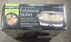 Presto 16-Inch Electric Foldaway Skillet With Tempered Glass Lid & Removable Bas