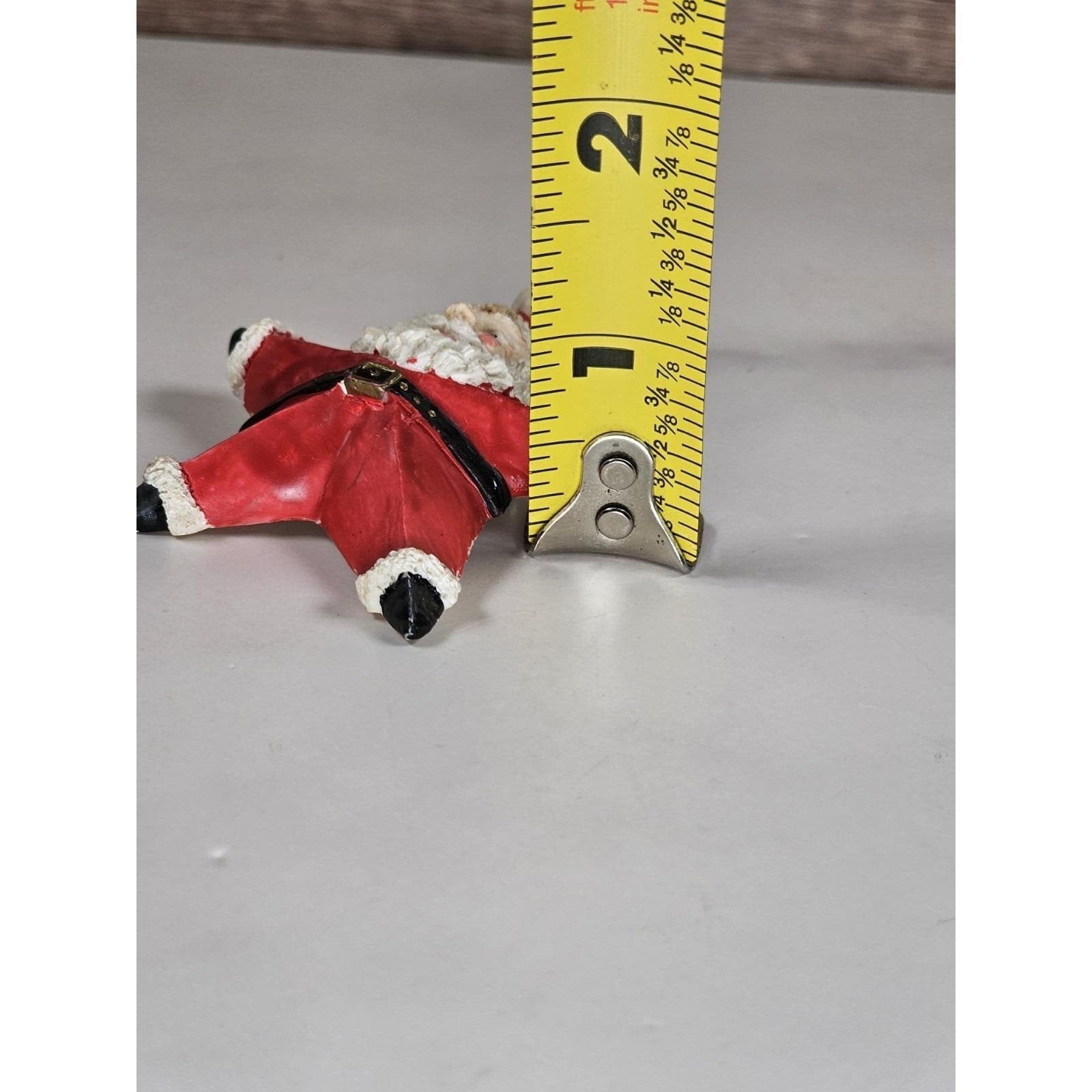 Vintage Folk Art Santa Claus Star Brooch Pin Holiday Christmas Jewelry