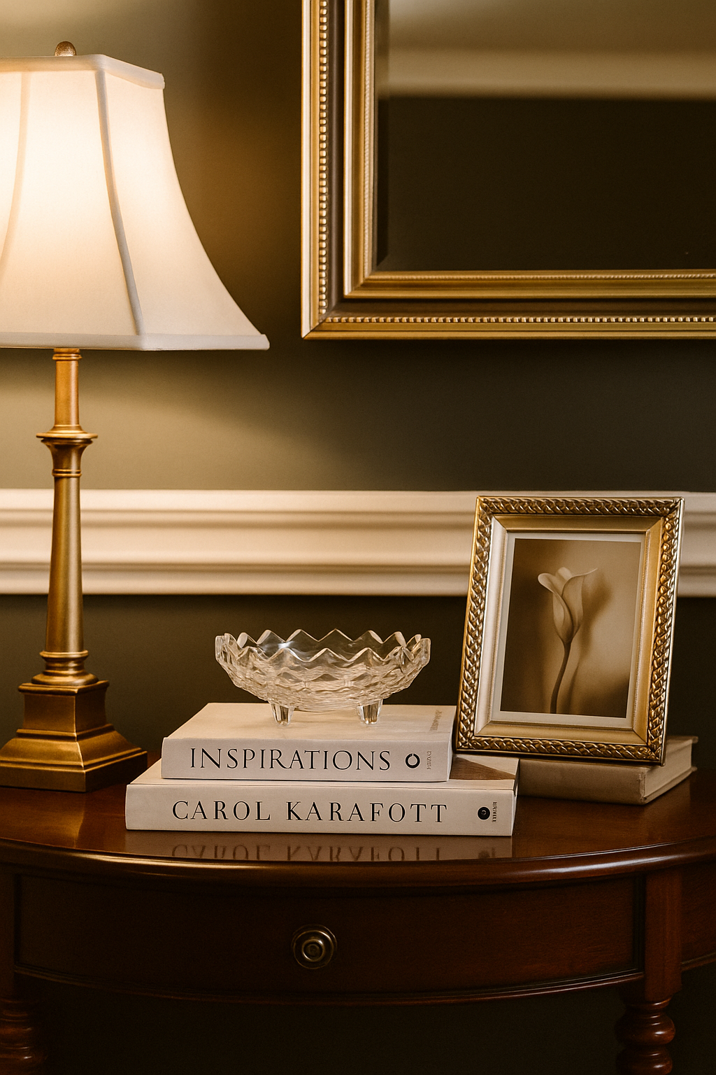 Fostoria American Cubist 3-Footed Clear Pressed Glass Bowl