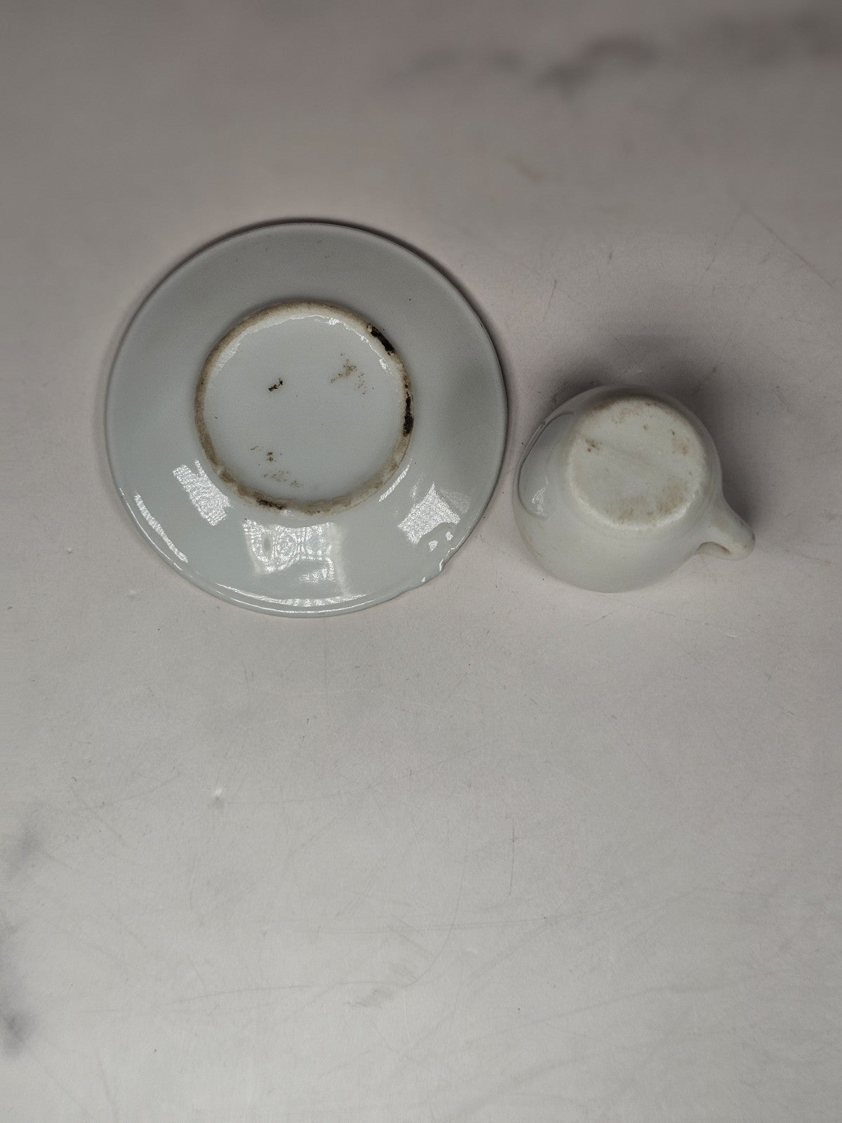 Vintage Hanna Barbera Marineland Mini Miniature Cup & Saucer Shark Set