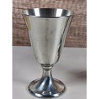Kirk Stieff Pewter P105 Goblets Set of 2 Vintage Pewter Cups