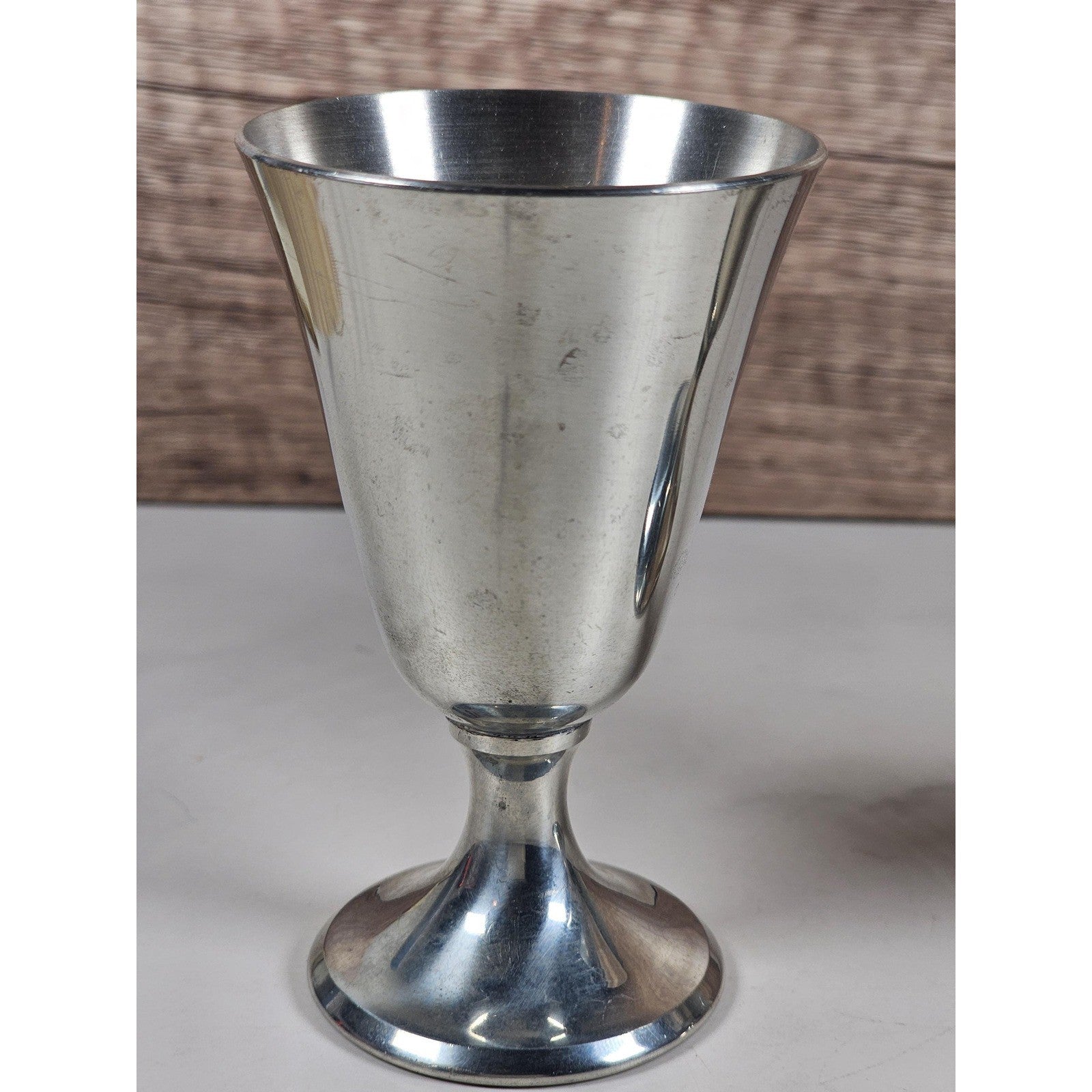Kirk Stieff Pewter P105 Goblets Set of 2 Vintage Pewter Cups