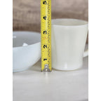 Vintage Anchor Hocking Milk Glass Mug & Bowl Set | Classic White
