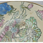 Antique Chinese Famille Rose Bowl Tongzhi Mark Lotus Mandarin Ducks