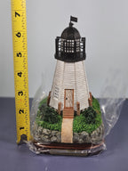 Lefton Historic American Lost Lights Wolf Island Georgia Lighthouse Model