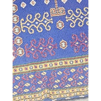 Vintage Turkish Carpet Pillow 9x6 Embroidered Silk Accent Cushion