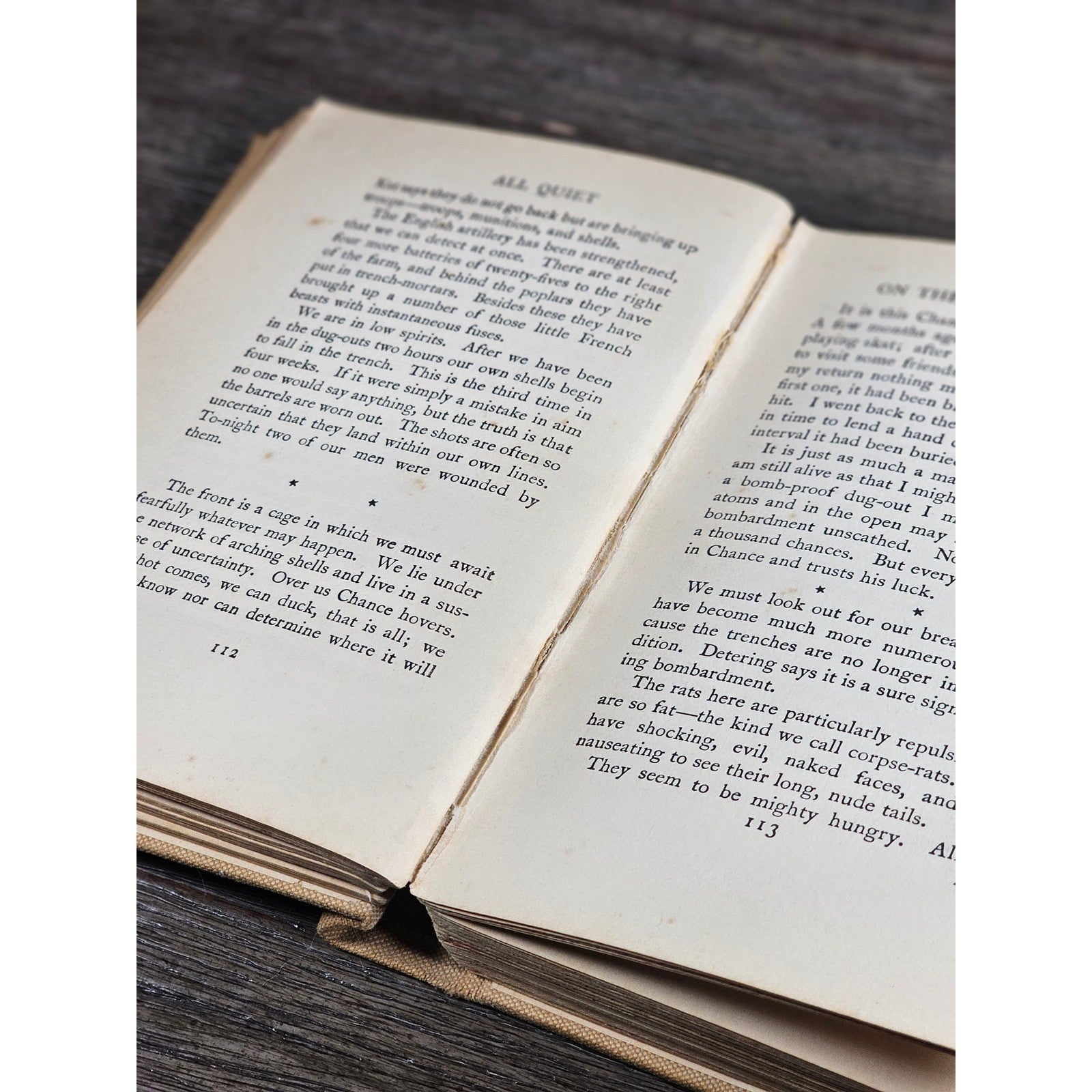 1929 All Quiet on the Western Front Erich Maria Remarque UK HC