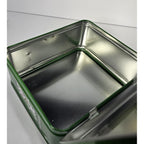 Vintage Moola the Cow Metal Lunch Box Green Blue