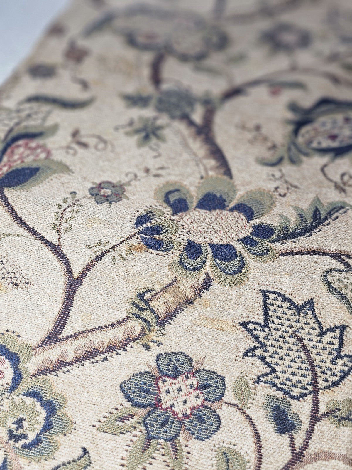 Martha Stewart Everyday Earth Tone Floral Table Runner 69"x13"