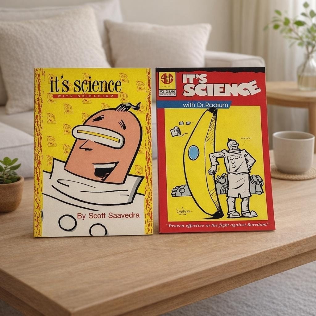 It's Science Dr Radium Book Comic Scott Saavedra First Ed Set