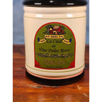 Vintage OGGI Tuscan Wine Label Ceramic Canister With Lid 8 In
