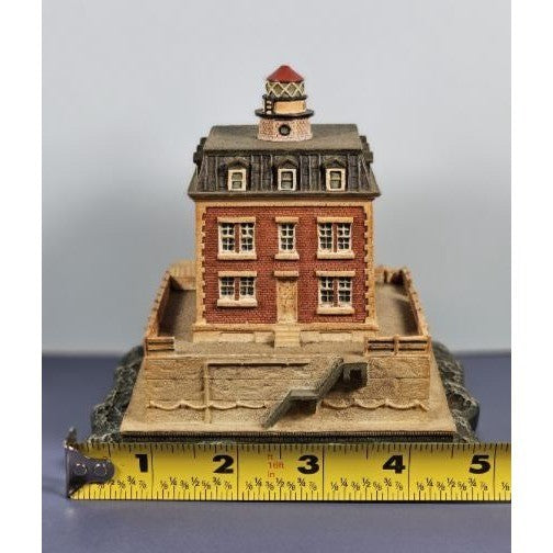Danbury Mint New London Ledge Lighthouse Figurine Coastal Decor