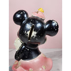 Vintage Minnie Mouse Ceramic Coin Bank Disney Collectible Missing Plug